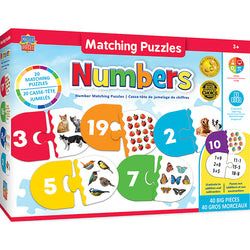 Puzzle Masterpieces: Educational - Numbers Matching Puzzle