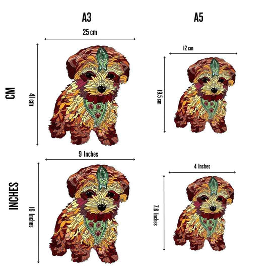 Puzzle Craft-Hub: Brown puppy