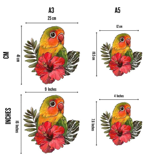 Puzzle Craft-Hub: Parrot