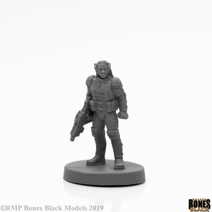 Mini Reaper Bones Chronoscape Black: Malvernis Soldier
