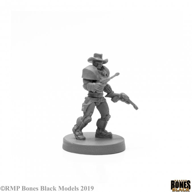 Mini Reaper Bones Chronoscape Black: John Bishop Space Cowboy