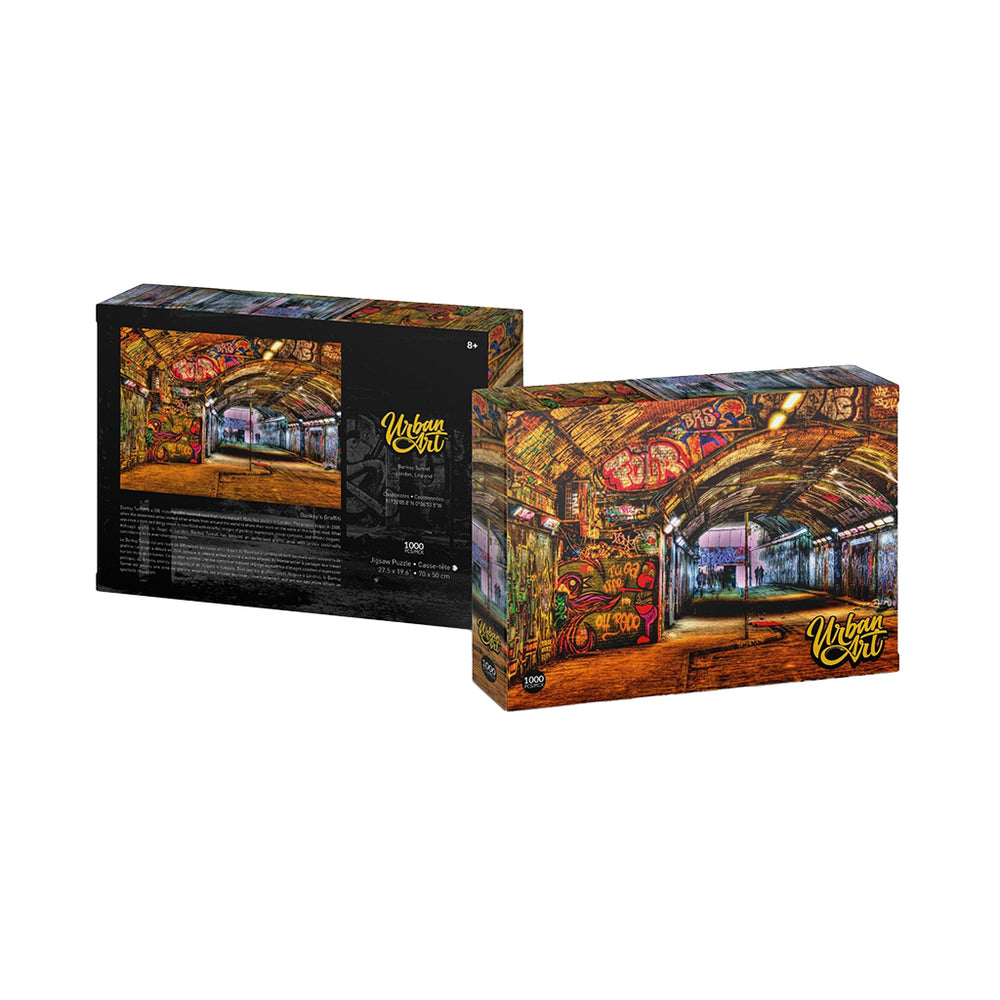Puzzle 4D Urban Art Graffiti: 1000 piece Banksy Tunnel 1000 Piece
