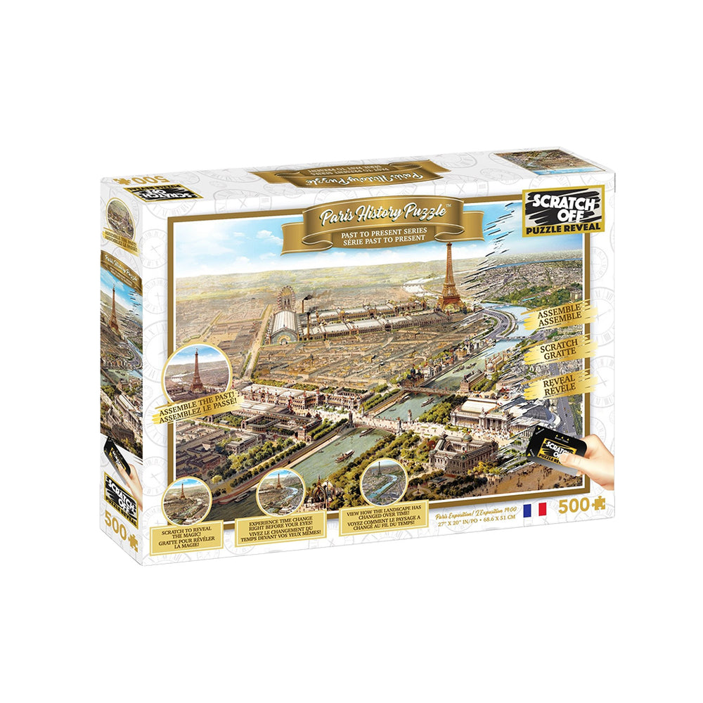 Puzzle 4D Scratch Off: 500 Piece History - Paris