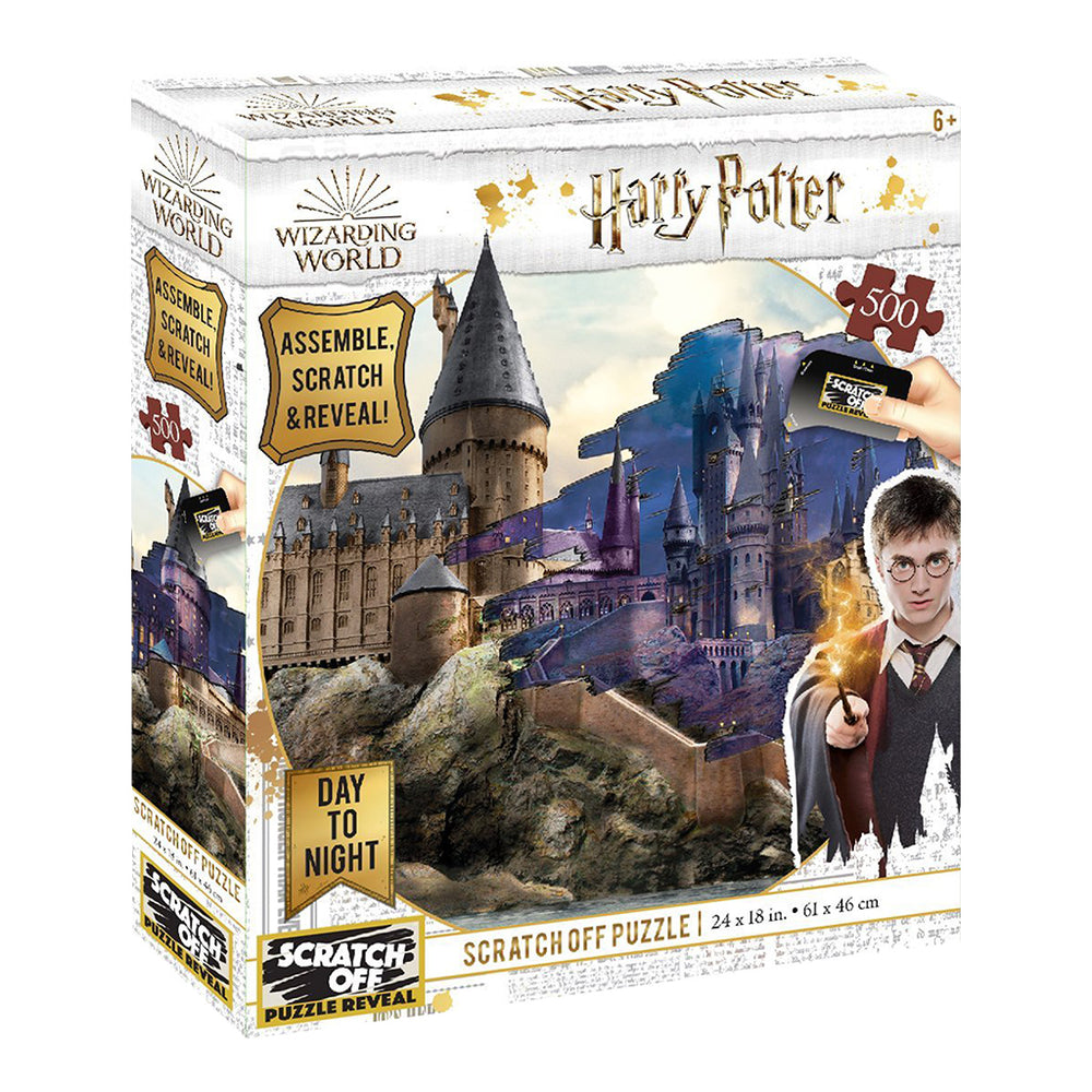 Puzzle 4D Scratch Off: 500 Piece Harry Potter - Hogwarts