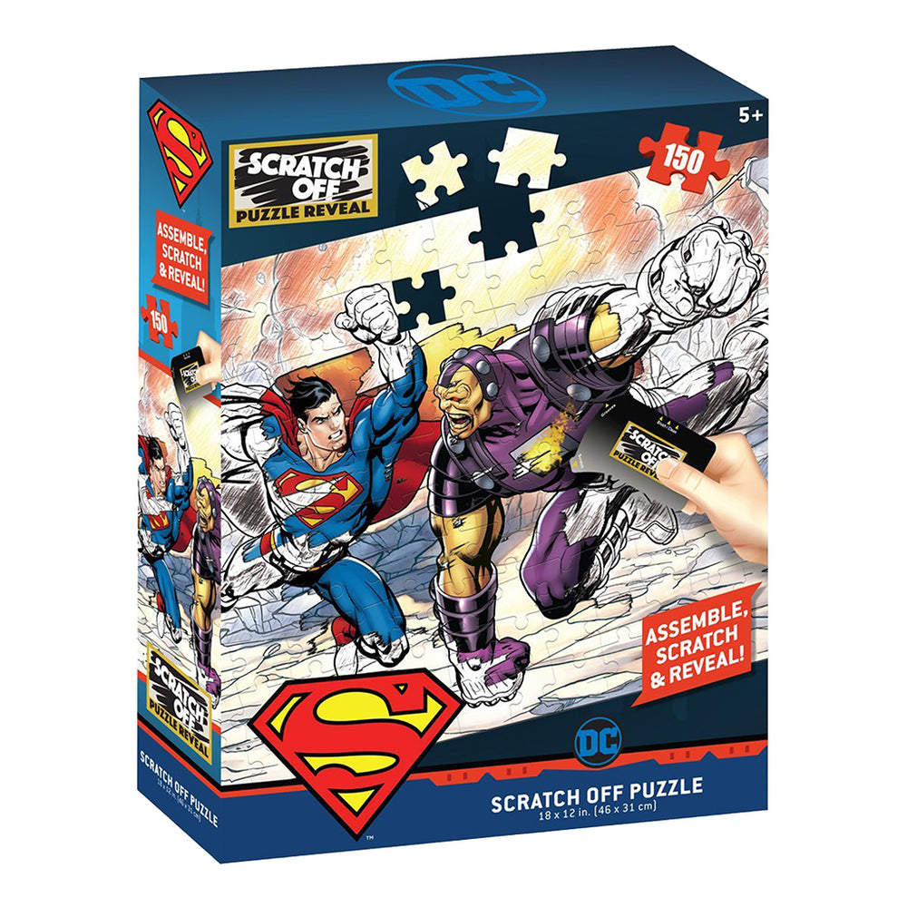 Puzzle 4D Scratch Off: 500 Piece Superman
