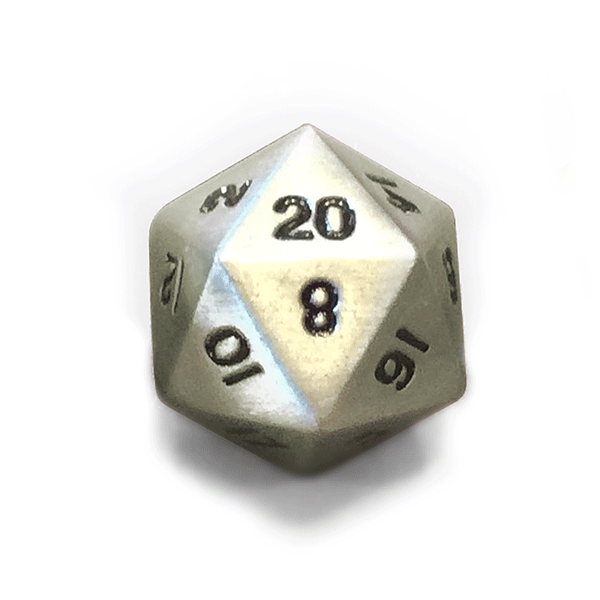 Dice Easy Roller: D20 Metal Legendary