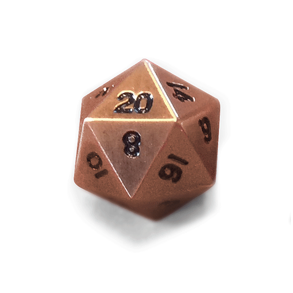 Dice Easy Roller: D20 Metal Legendary