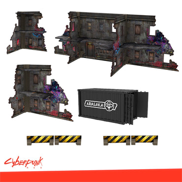 Cyberpunk Red Combat Zone: Terrain - Combat Zone Scenery Pack