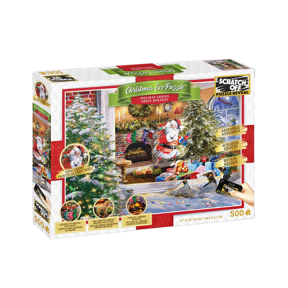 Puzzle 4D Scratch Off: 1000 Piece Seasons - The Eve Before Christmas