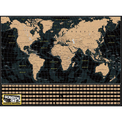 Puzzle 4D Scratch Off: 1000 piece World Travel Map