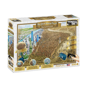 Puzzle 4D Scratch Off: 1000 piece History New York
