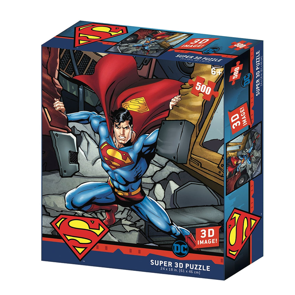 Puzzle 4D Lenticular: Lenticular Superman Strength
