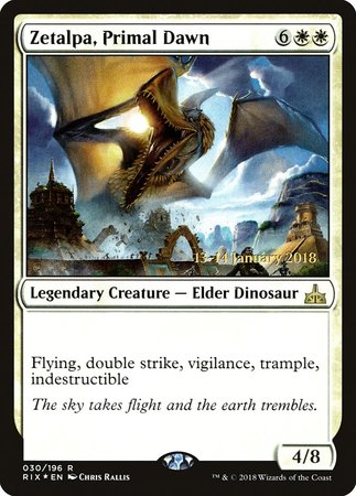 Zetalpa, Primal Dawn [Rivals of Ixalan Promos]