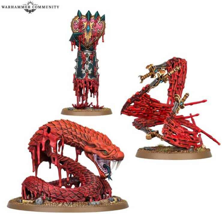 Warhammer Age of Sigmar Terrain: Endless Spells: Daughters of Khaine