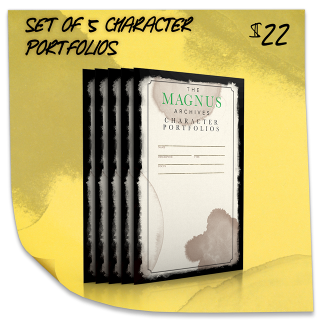 Magnus Archives: Character Portfolios