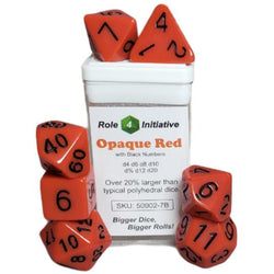 Dice Role 4 Initiative: Poly 7 Set Opaque