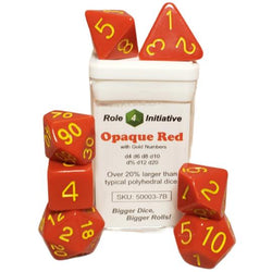Dice Role 4 Initiative: Poly 7 Set Opaque