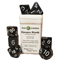 Dice Role 4 Initiative: Poly 7 Set Opaque