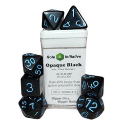Dice Role 4 Initiative: Poly 7 Set Opaque