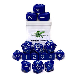 Dice Role 4 Initiative: Poly 15 Set Opaque w Arche'd 4