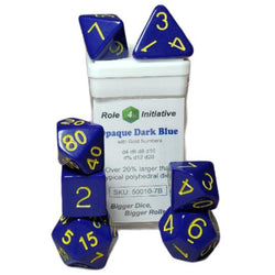 Dice Role 4 Initiative: Poly 7 Set Opaque