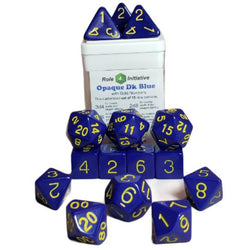 Dice Role 4 Initiative: Poly 15 Set Opaque