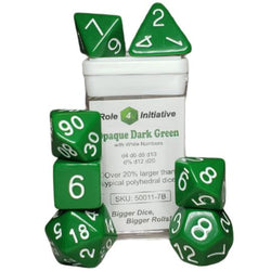 Dice Role 4 Initiative: Poly 7 Set Opaque