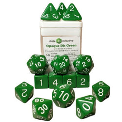 Dice Role 4 Initiative: Poly 15 Set Opaque