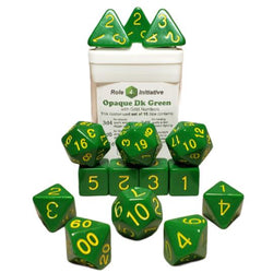 Dice Role 4 Initiative: Poly 15 Set Opaque