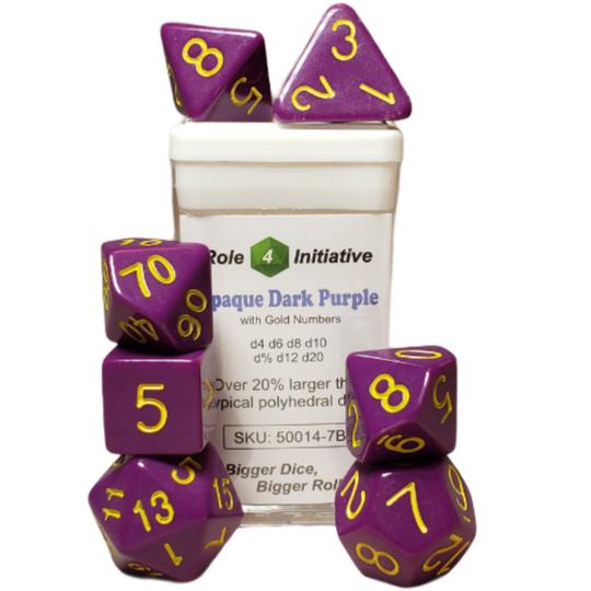 Dice Role 4 Initiative: Poly 7 Set Opaque