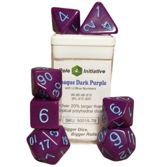 Dice Role 4 Initiative: Poly 7 Set Opaque