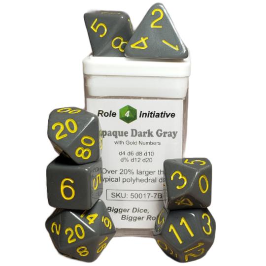 Dice Role 4 Initiative: Poly 7 Set Opaque