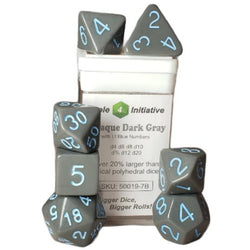 Dice Role 4 Initiative: Poly 7 Set Opaque