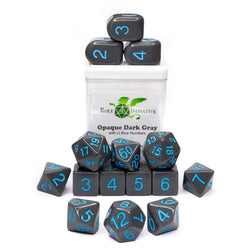 Dice Role 4 Initiative: Poly 15 Set Opaque w Arche'd 4