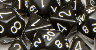 Dice Role 4 Initiative: Poly 7 Set Translucent w/ Arch'd D4