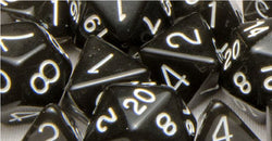Dice Role 4 Initiative: Poly 7 Set Translucent w/ Arch'd D4