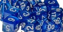 Dice Role 4 Initiative: Poly 15 Set Marble