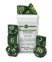 Dice Role 4 Initiative: Poly 7 Set Shimmer