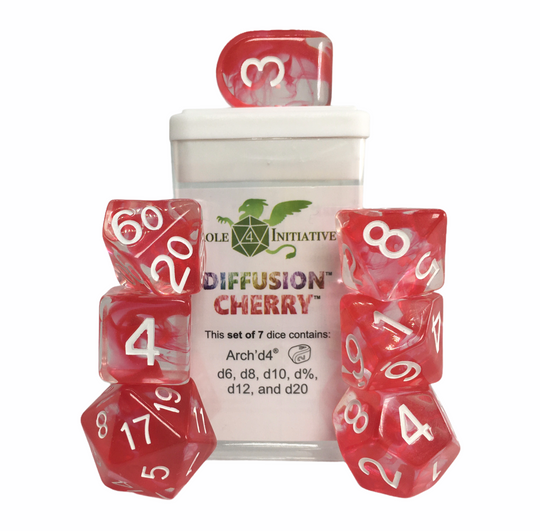 Dice Role 4 Initiative: Poly 7 Set Diffusion