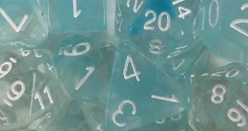 Dice Role 4 Initiative: Poly 7 Set Diffusion