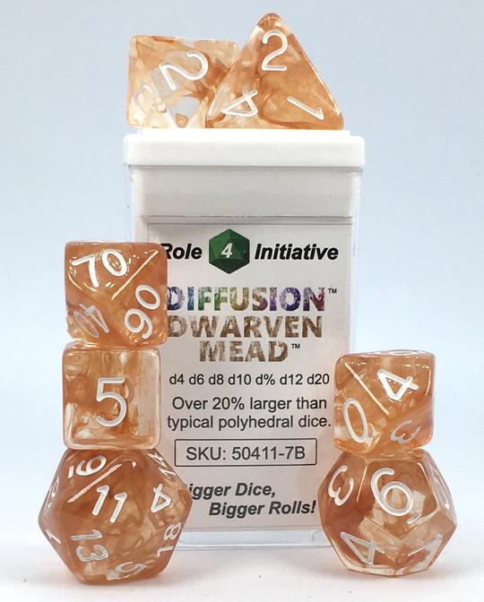 Dice Role 4 Initiative: Poly 7 Set Diffusion
