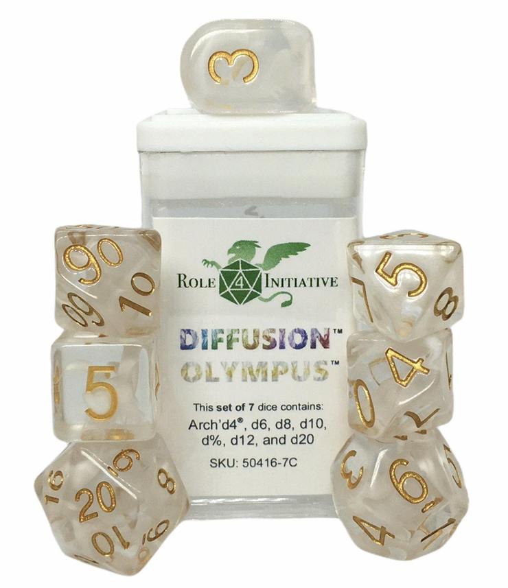 Dice Role 4 Initiative: Poly 7 Set Diffusion
