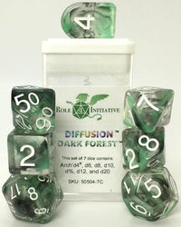 Dice Role 4 Initiative: Poly 7 Set Diffusion