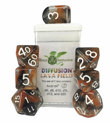 Dice Role 4 Initiative: Poly 7 Set Diffusion