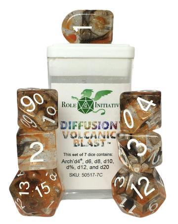 Dice Role 4 Initiative: Poly 7 Set Diffusion