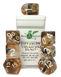 Dice Role 4 Initiative: Poly 7 Set Diffusion