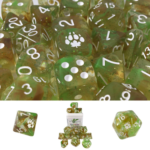 Dice Role 4 Initiative: Poly 15 Set Diffusion (Classes & Creatures Dice)