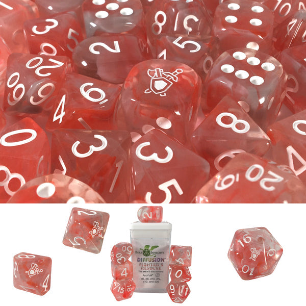 Dice Role 4 Initiative: Poly 7 Set Diffusion (Classes & Creatures Dice)