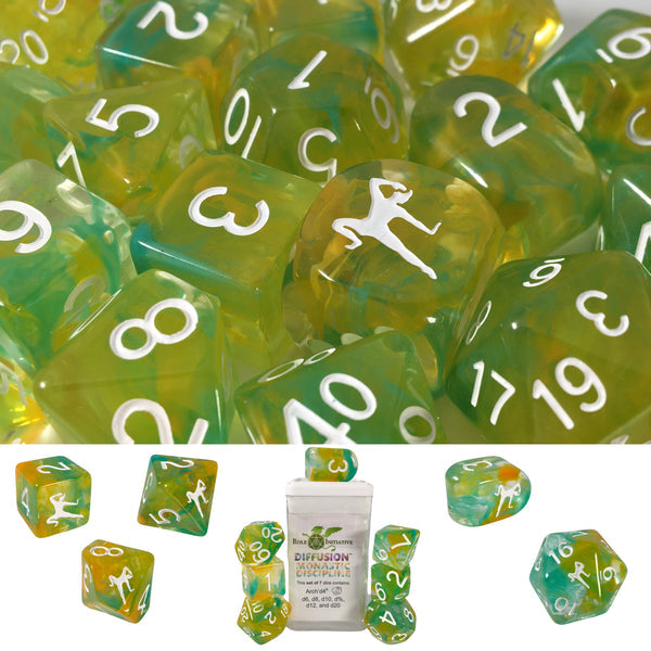 Dice Role 4 Initiative: Poly 7 Set Diffusion (Classes & Creatures Dice)