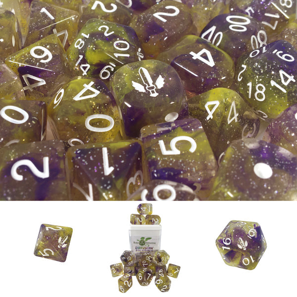 Dice Role 4 Initiative: Poly 15 Set Diffusion (Classes & Creatures Dice)